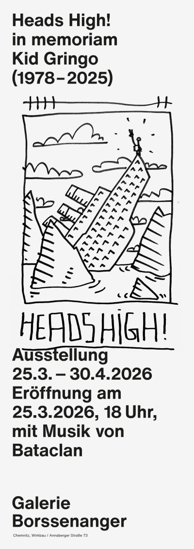 Kid Gringo in memoriam Poster Ausstellung